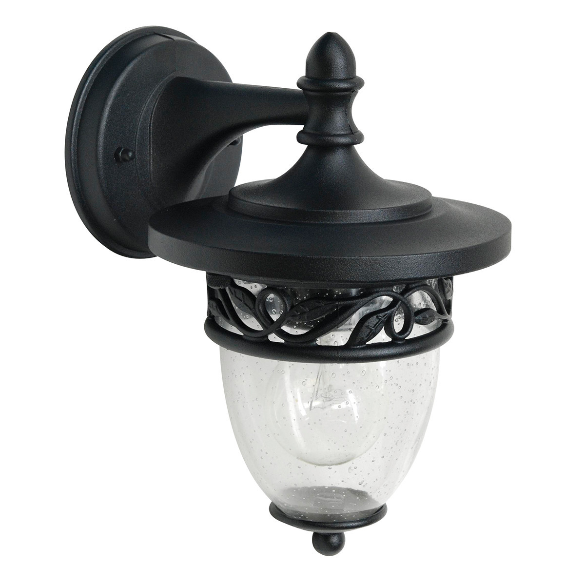 Kinkiet zewnętrznyczarny Burford 1xE27x60W IP44 Garden Zone