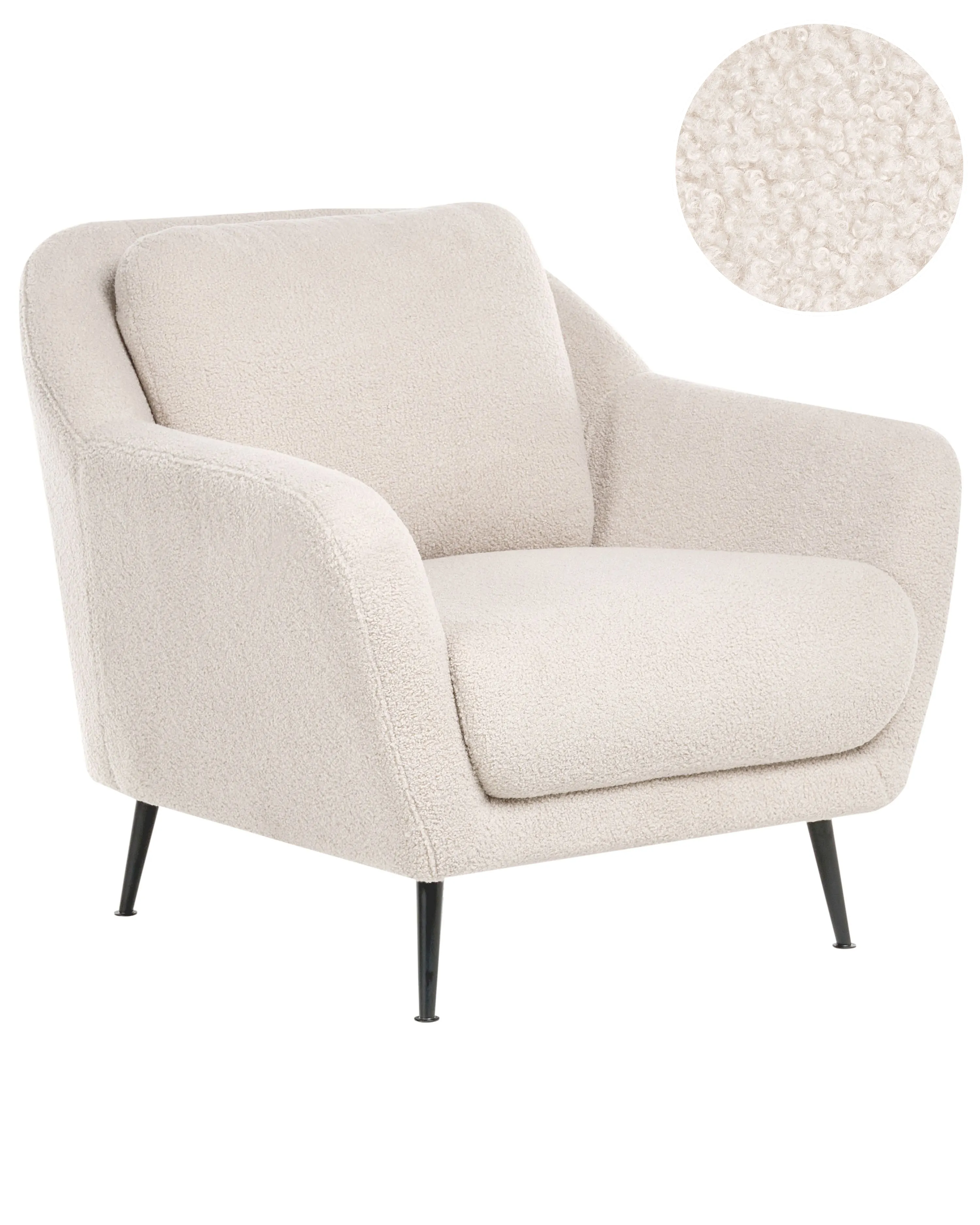 Armchair EIBY Boucle Beige