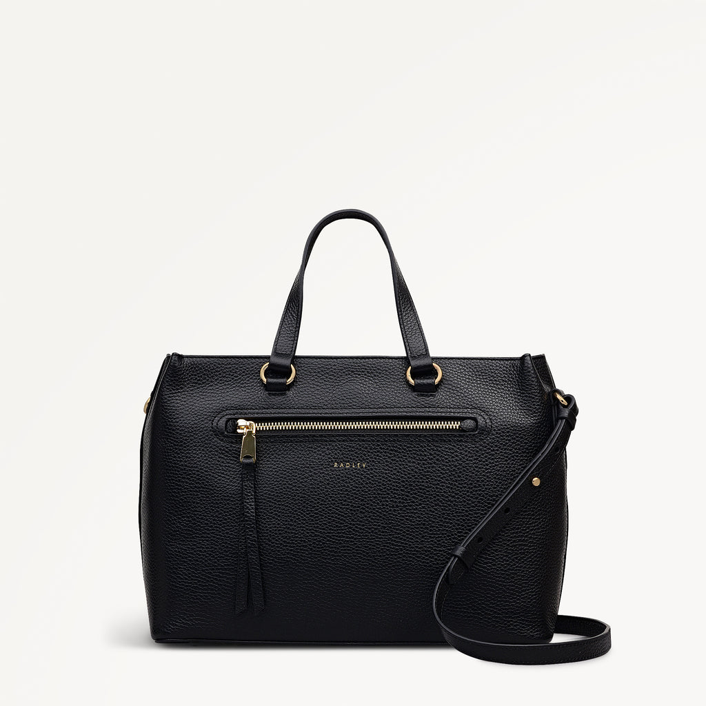 Pickwick Leather Medium Ziptop Grab Bag - POHZ11205