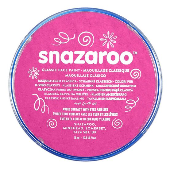 Snazaroo Bright Pink Face Paint Compact 18ml