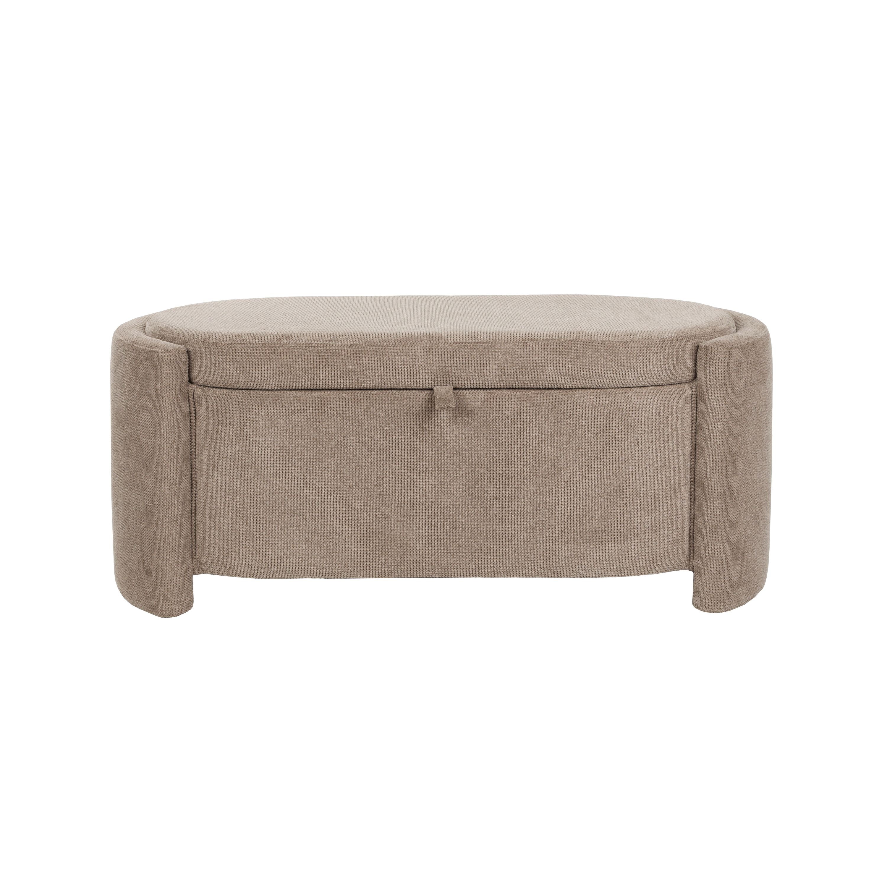 Housecraft Living Miro Bankje met Opbergruimte 108 cm - Grijs