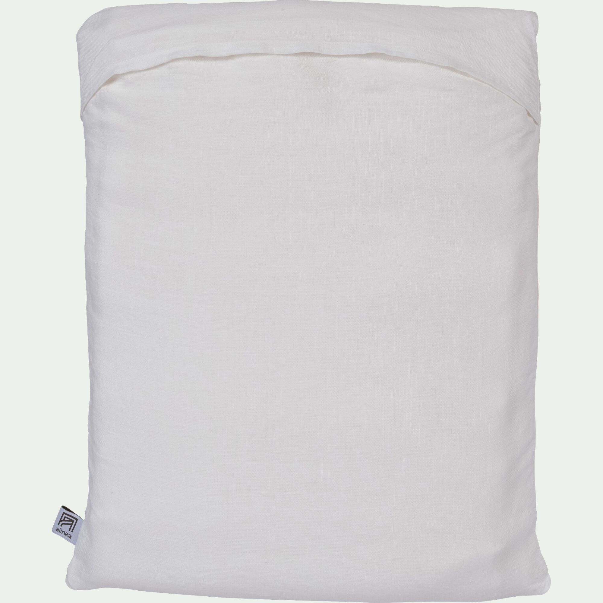 VENCE - Drap plat en lin lavé 270x300cm - blanc capelan