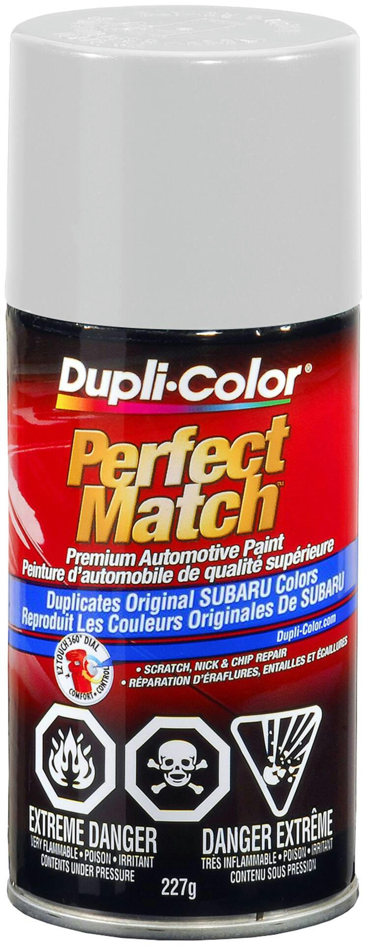 Dupli-Color Perfect Match Premium Acrylic Lacquer Automotive Aerosol Spray Paint, Glacier White, 227-g