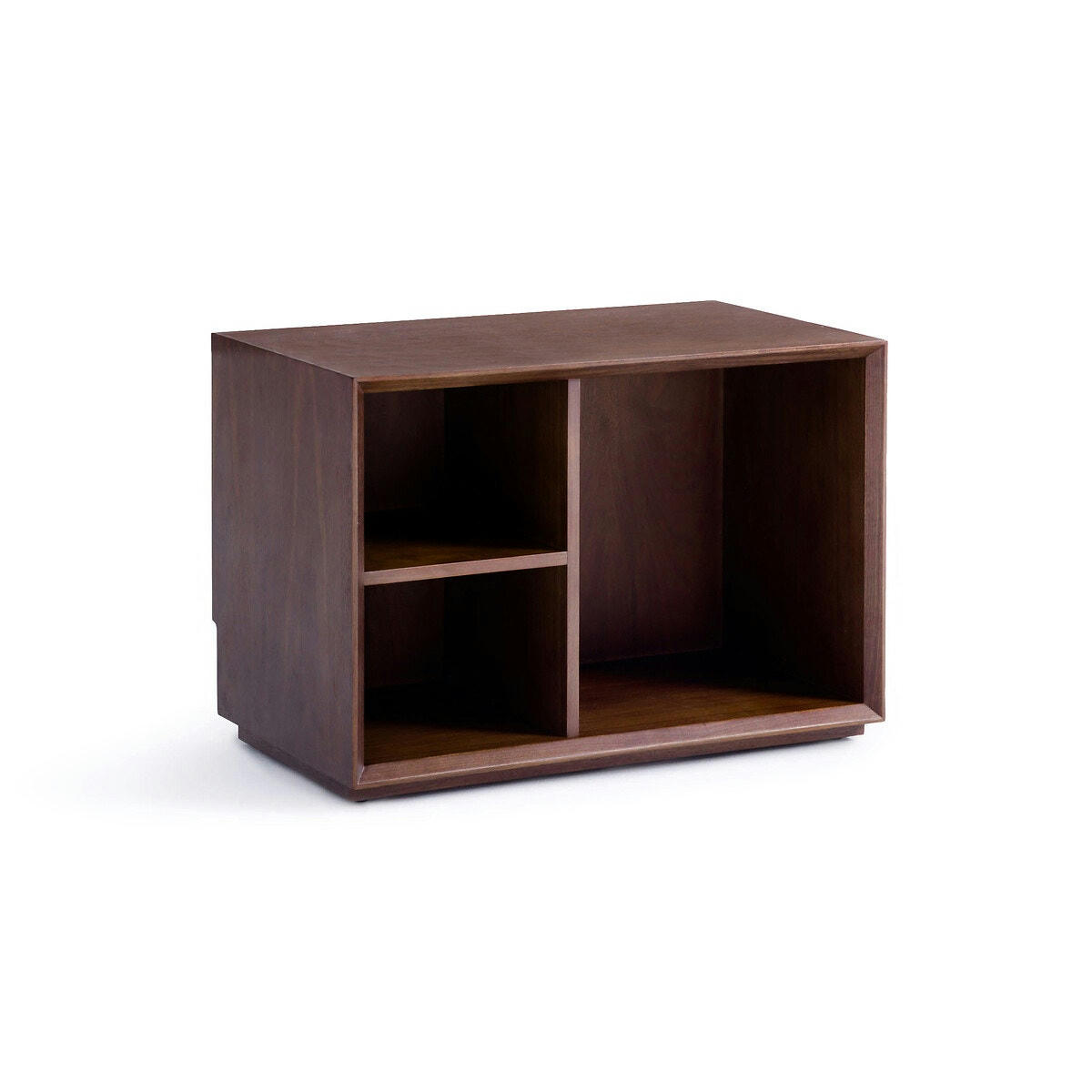 Caisson bas ouvert, noyer, Mikube