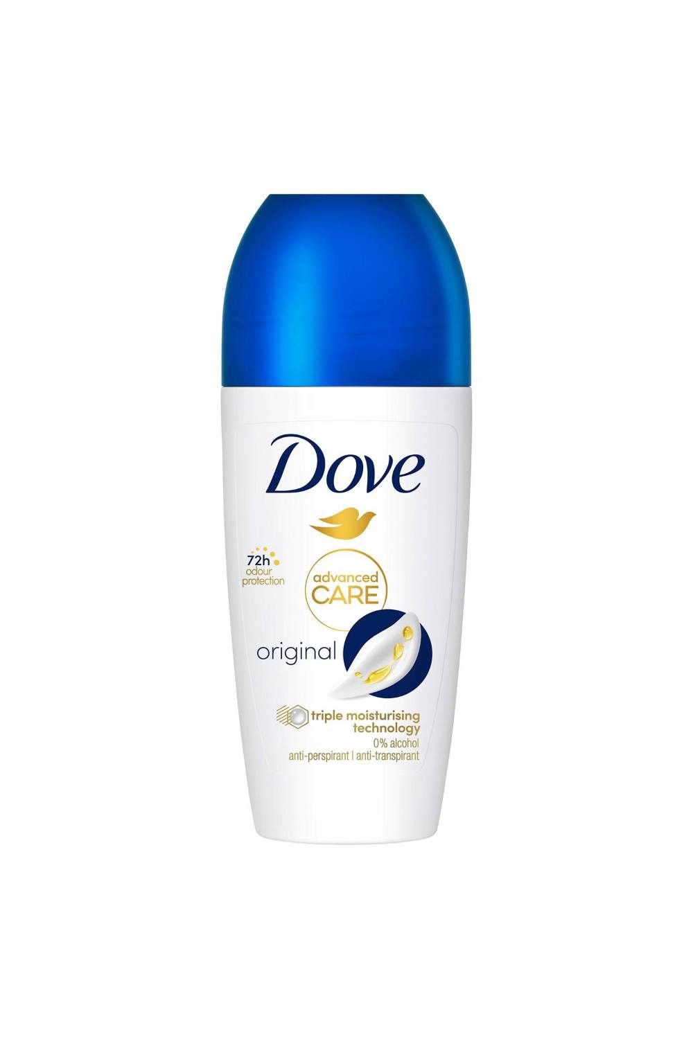 Dove Women's Roll On 'Anti-Perspirant' 72H Lasting, 6x 50ml