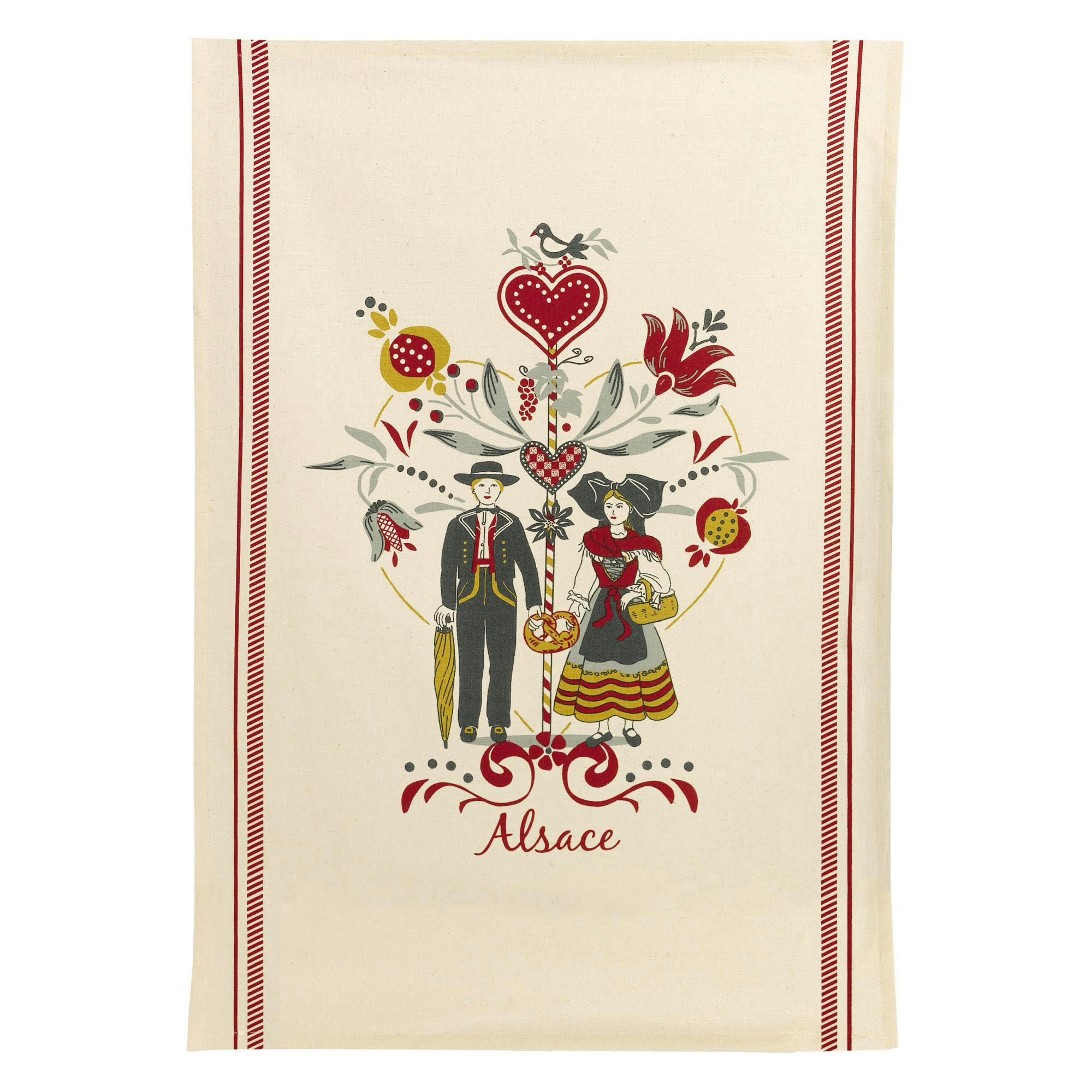 BOEM - Torchon  en coton beige 50 x 70