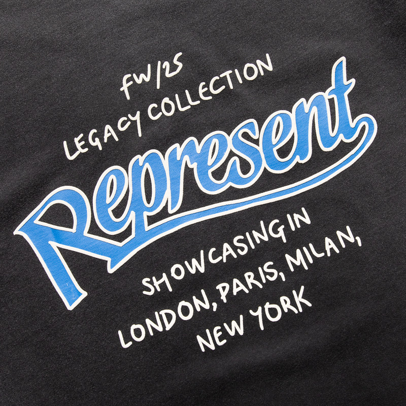 Represent Showcasing Tee - Stained Black