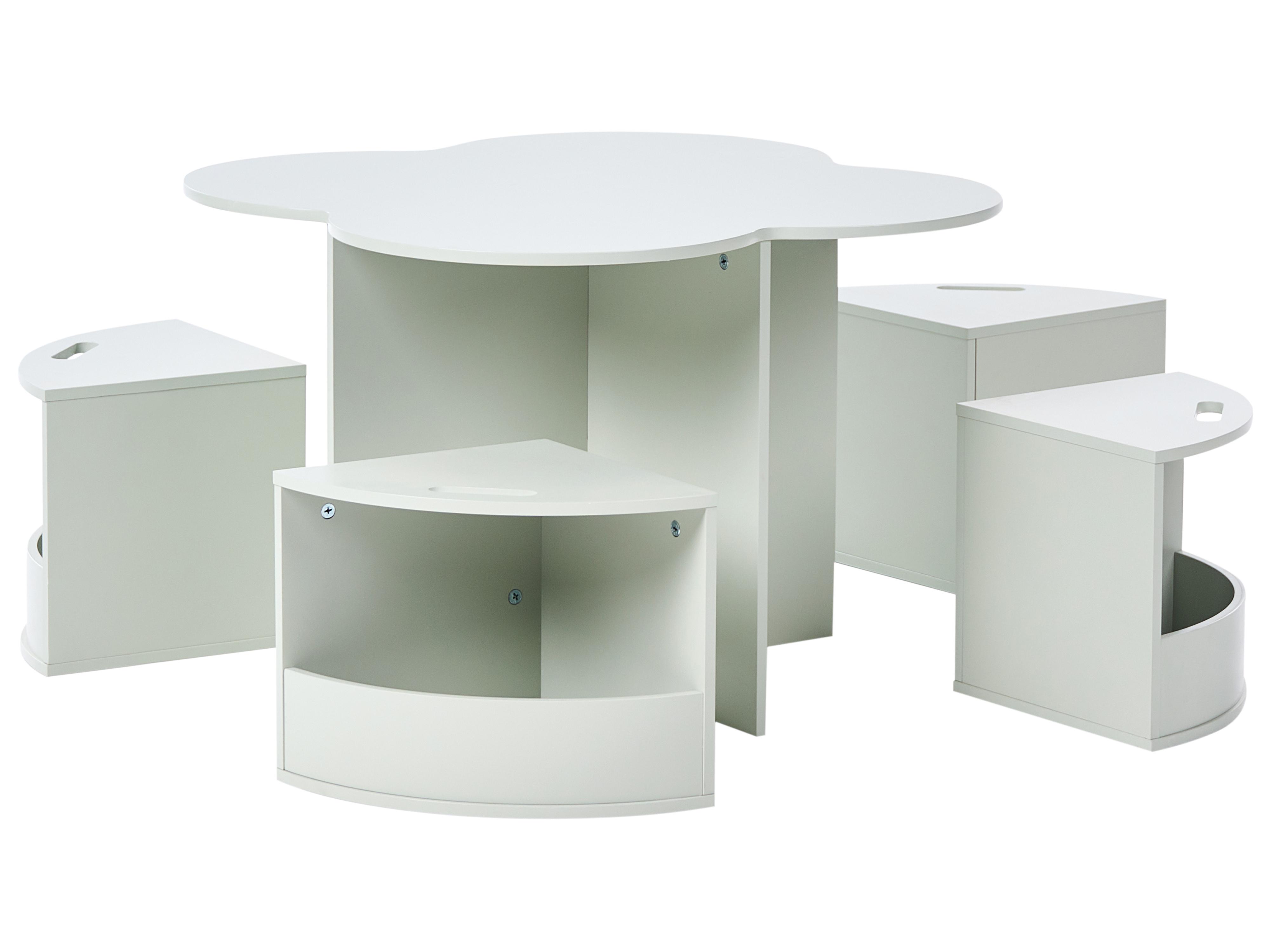 Kids Table with Chairs TIBOO Light Green