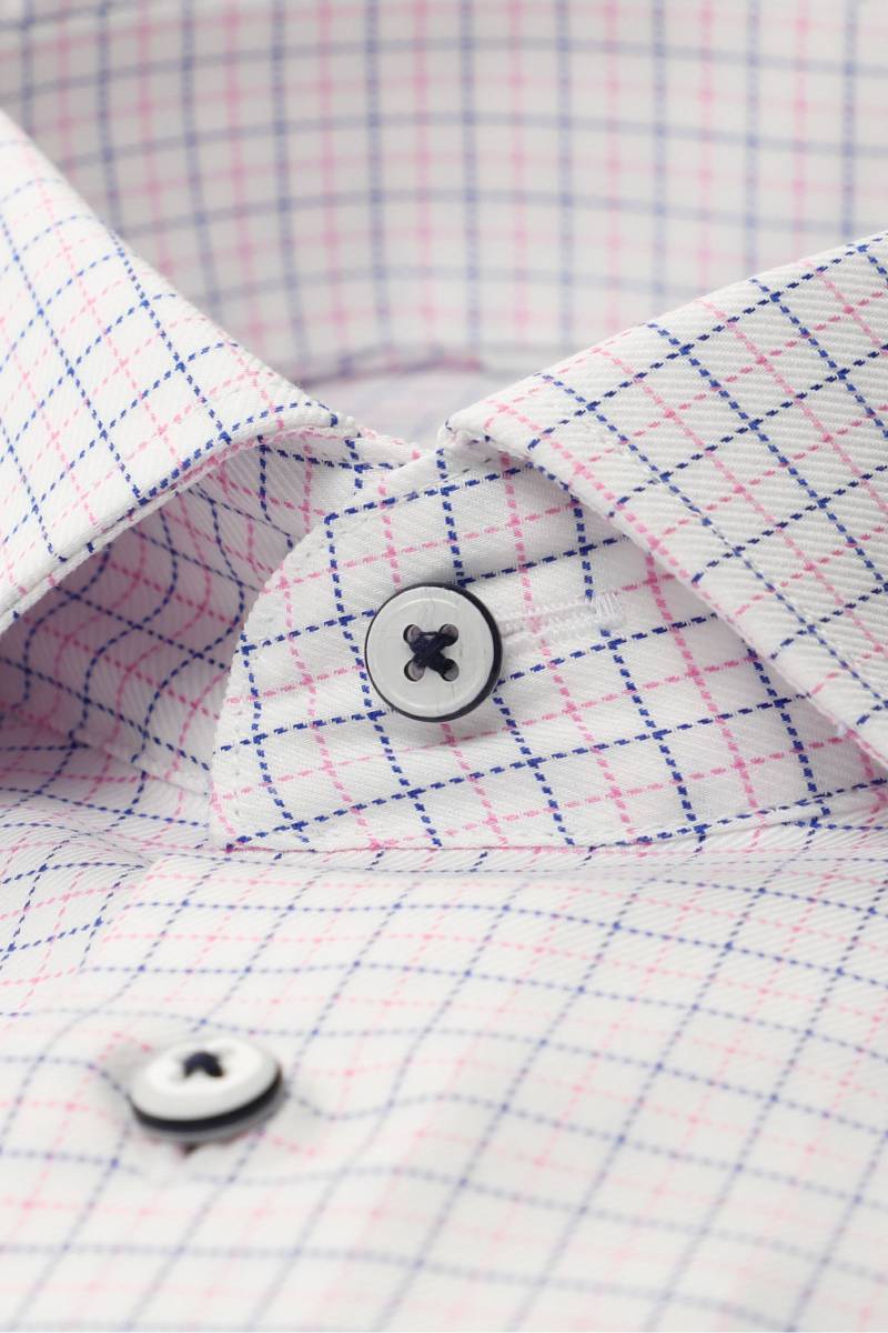 ETERNA Modern Fit Hemd rosa, Kariert