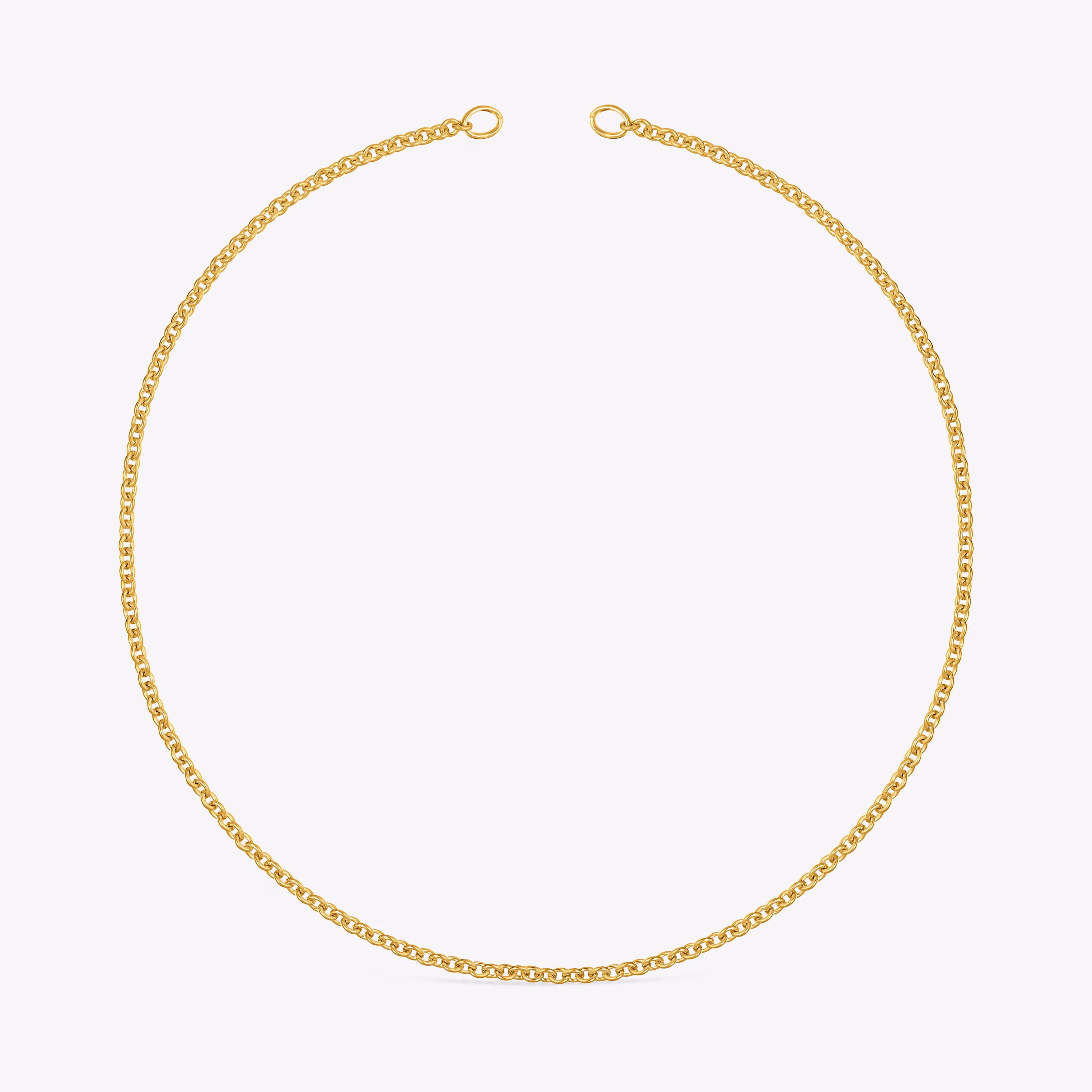 Gargantilla con baño de oro 18 kt sobre plata Hold