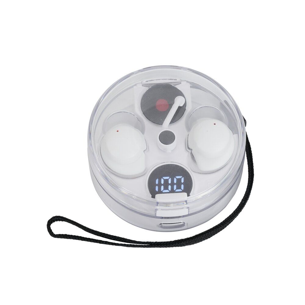 écouteurs bluetooth ABS et plastique Ø6,6cm - 2 coloris