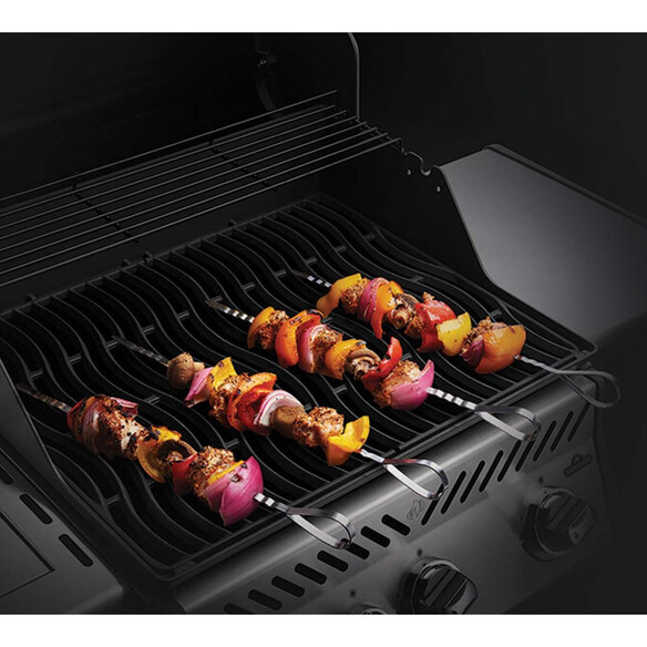 8 brochettes 35 cm en inox - Napoleon