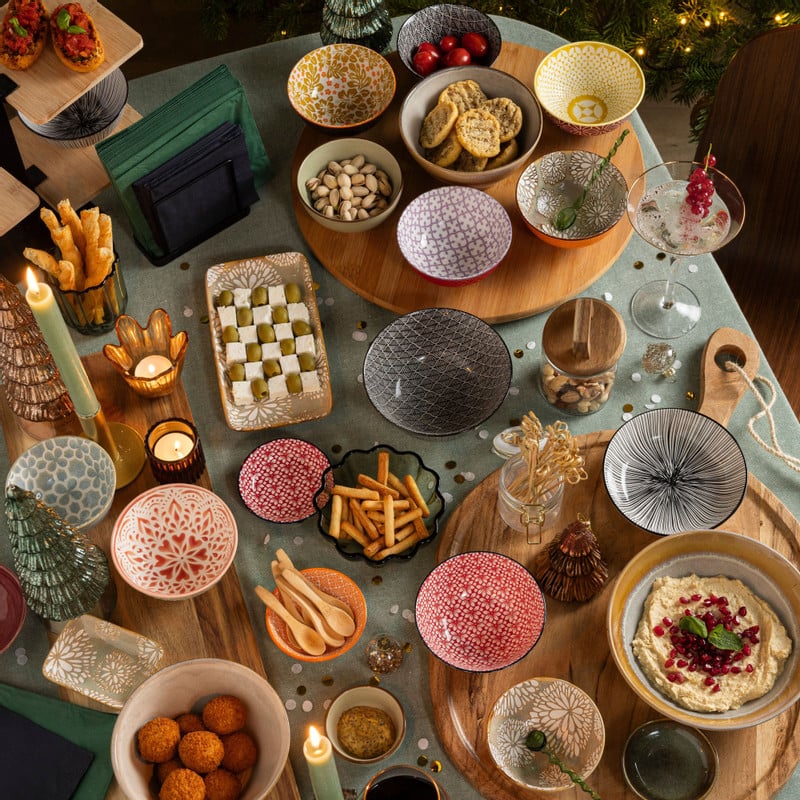 Cocktailprikkers krul - bamboe - set van 40