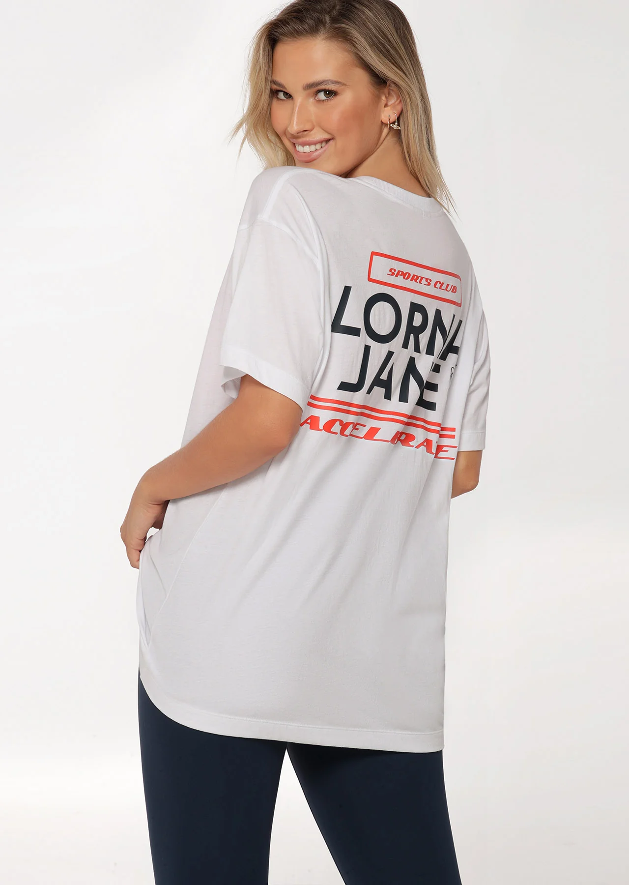 Accelerate Graphic Oversized Tee