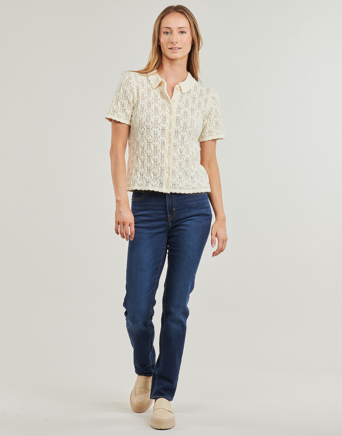 Levi's - 724 HIGH RISE STRAIGHT - Blue