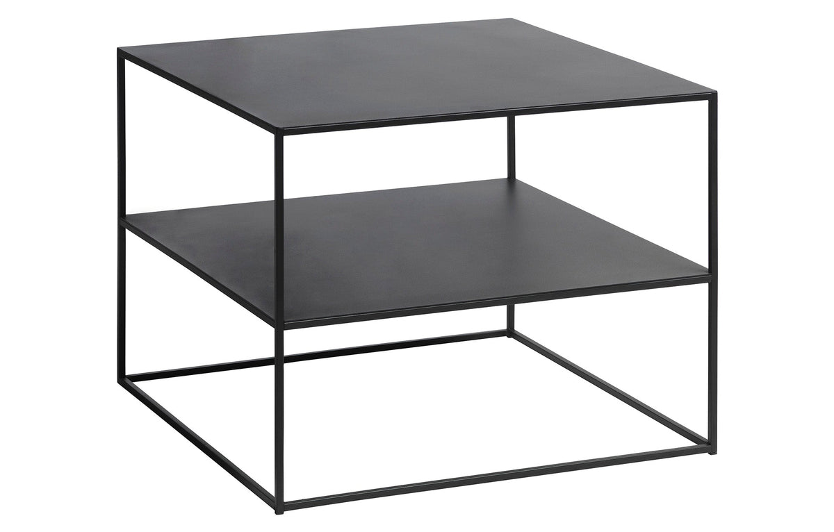 BRAM Salontafel Basha - 65 x 65 cm - Zwart