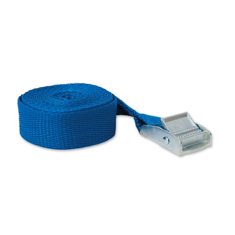 Sangle d'arrimage en polypropylène avec came à griffes 25 mm x 2,5 m 2 pièces CHAPUIS