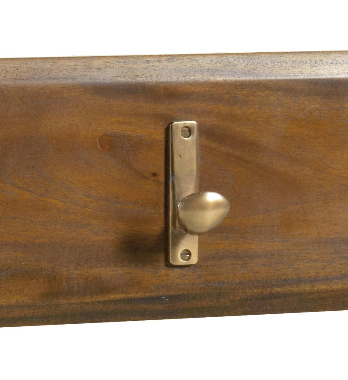 FLAMINGO - Patère 3 crochets en bois marron L 60 cm