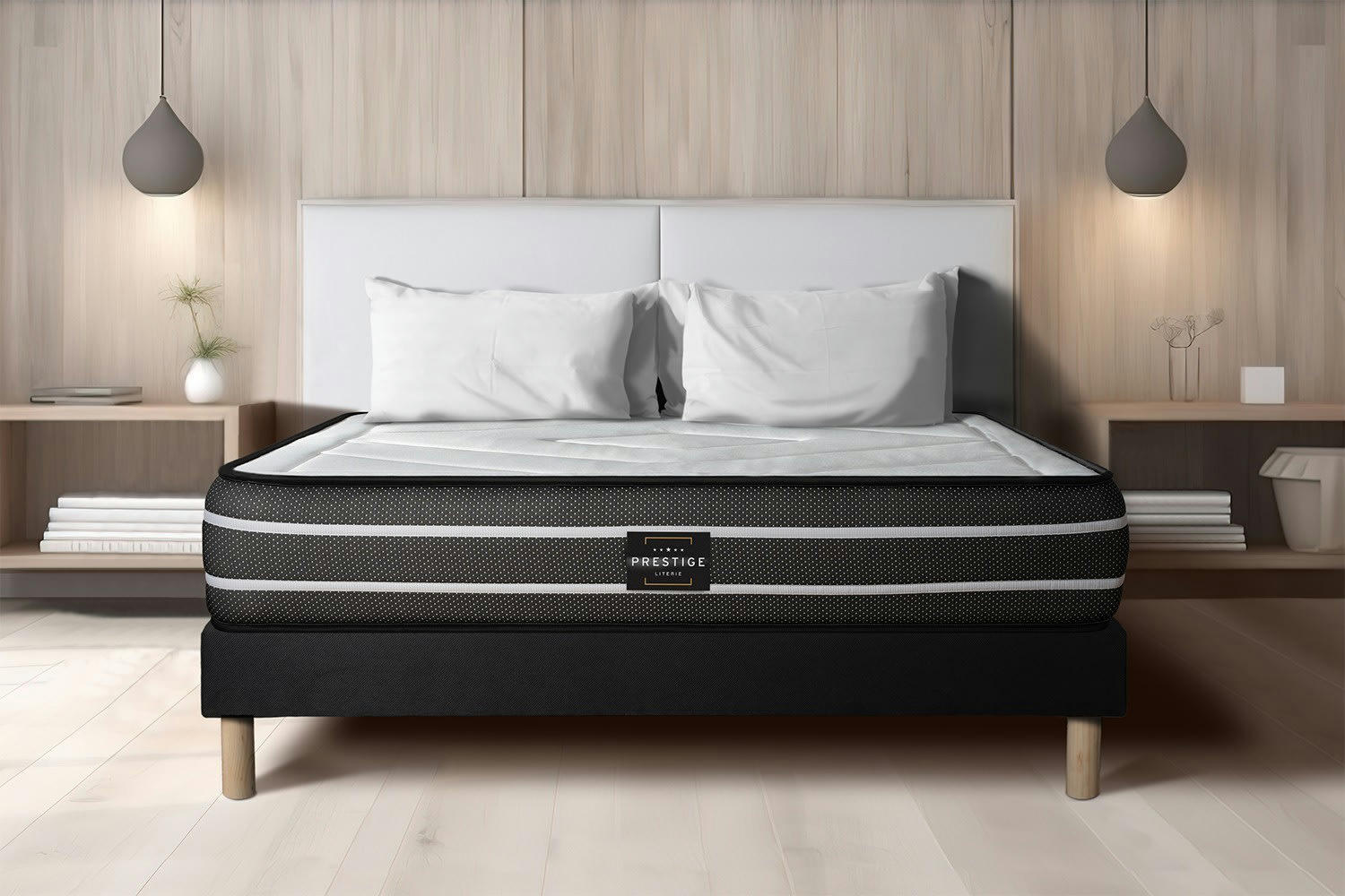 EXCLUSIVE - Matelas 140x190 Ressorts et mémoire de forme - Ferme