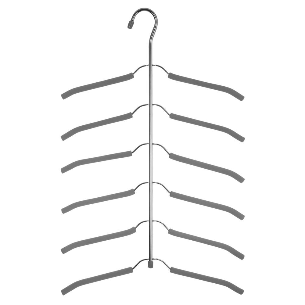 Cabide para 6 camisas antiderrapante