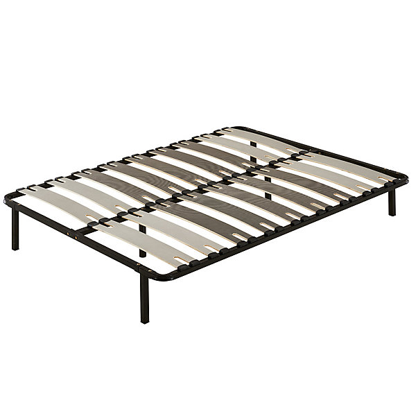 Ensemble Matelas en mousse   Sommier avec lattes larges 160x200cm, Epaisseur du Matelas 22cm