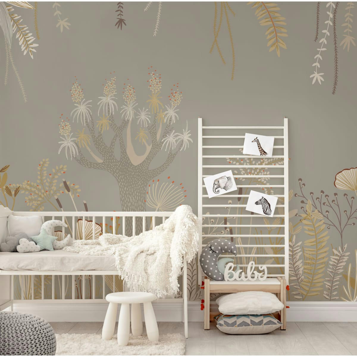 - Papier peint panoramique jardin d