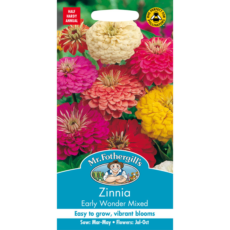 Zinnia 'Early Wonder Mix'