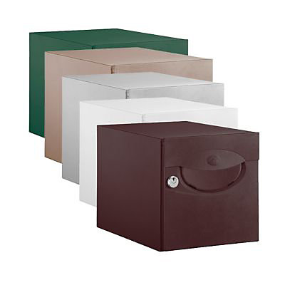 Boîte aux lettres 1 porte Decayeux Iguane Aubergine Ral 3007