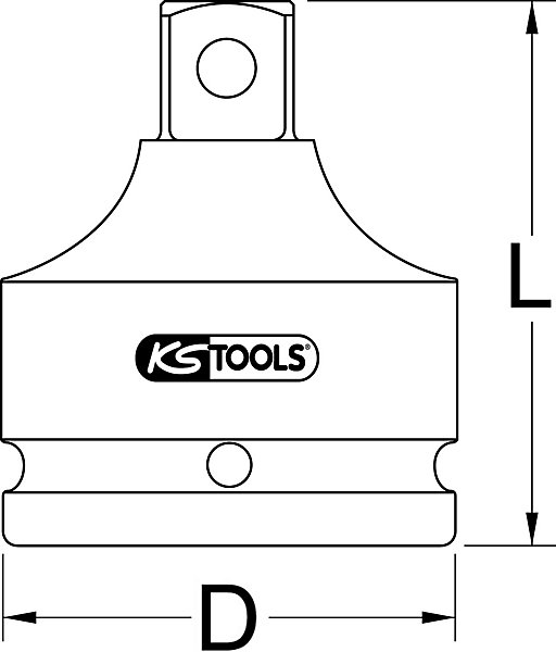 KS TOOLS - 515.1144 - Augmentateur à chocs 1/2'' - 3/4''