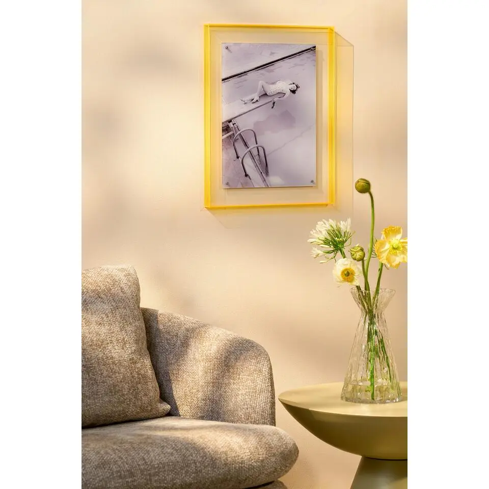 Mica Decorations Wanddecoratie Vrouw - L40 x B3 x H50 cm - Acryl