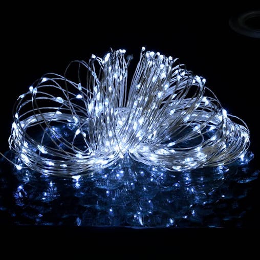NNEVL LED String with 150 LEDs Cold White 15 m