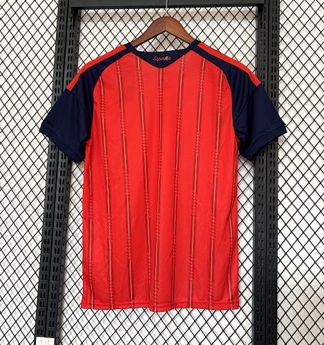 Spain National Team Adidas 2026 Home Jersey - Red / Navy Blue