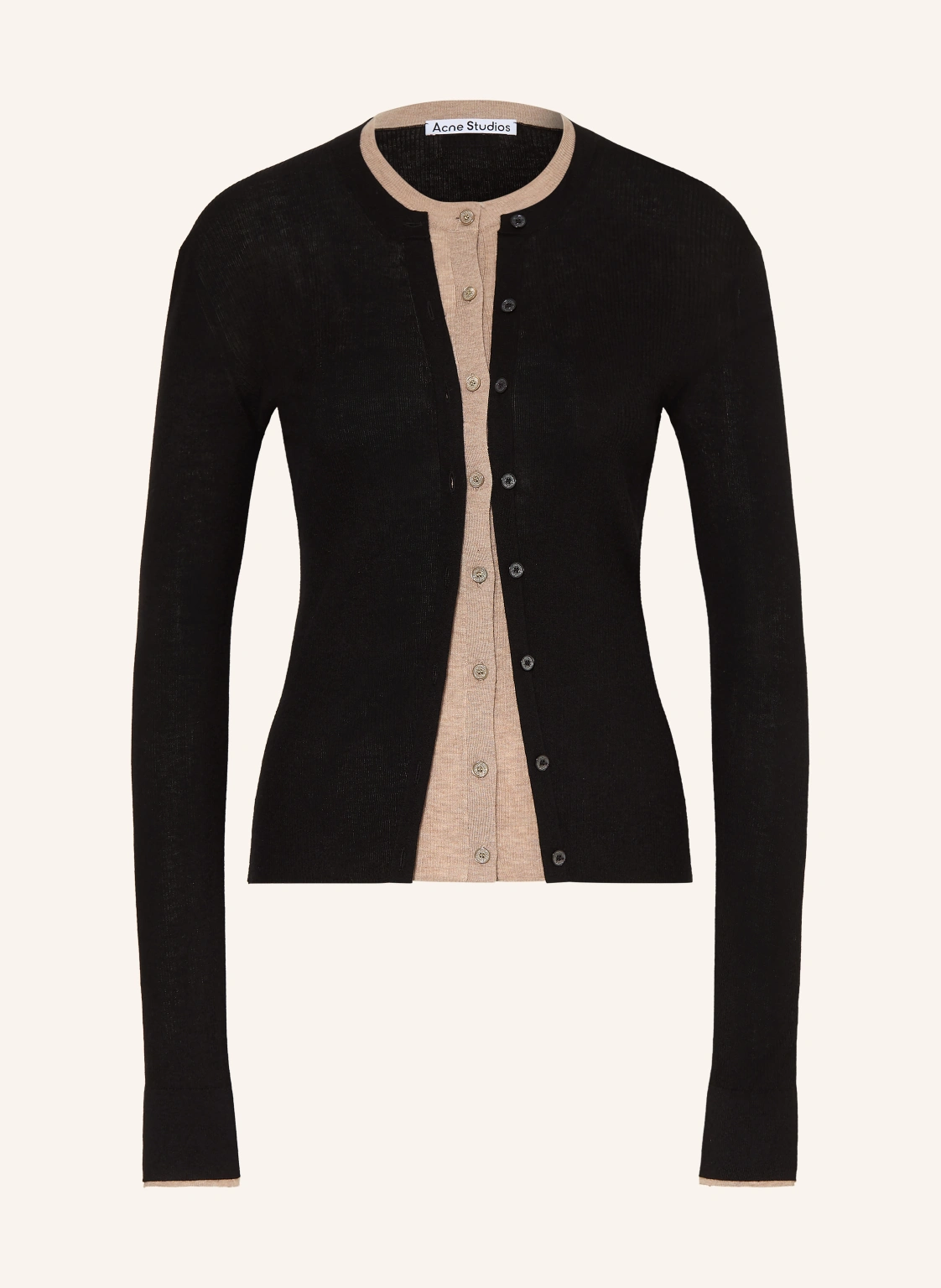Acne Studios Strickjacke mit Seide
