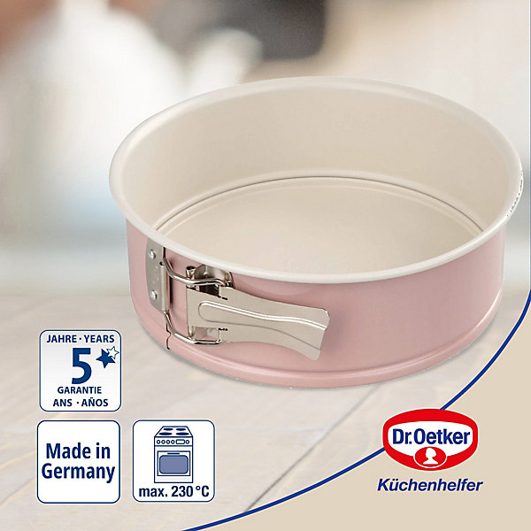 Ensemble de 2 Moules à manqué à charnière 20 cm Dr. Oetker Rétro