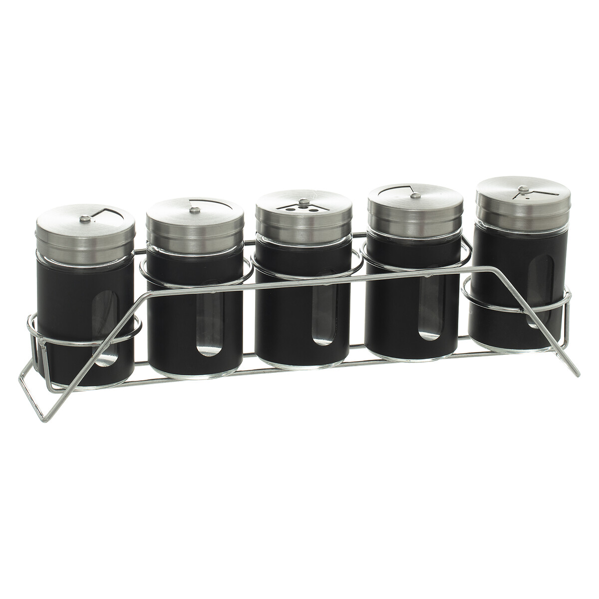 Conjunto de 5 frascos de especiarias