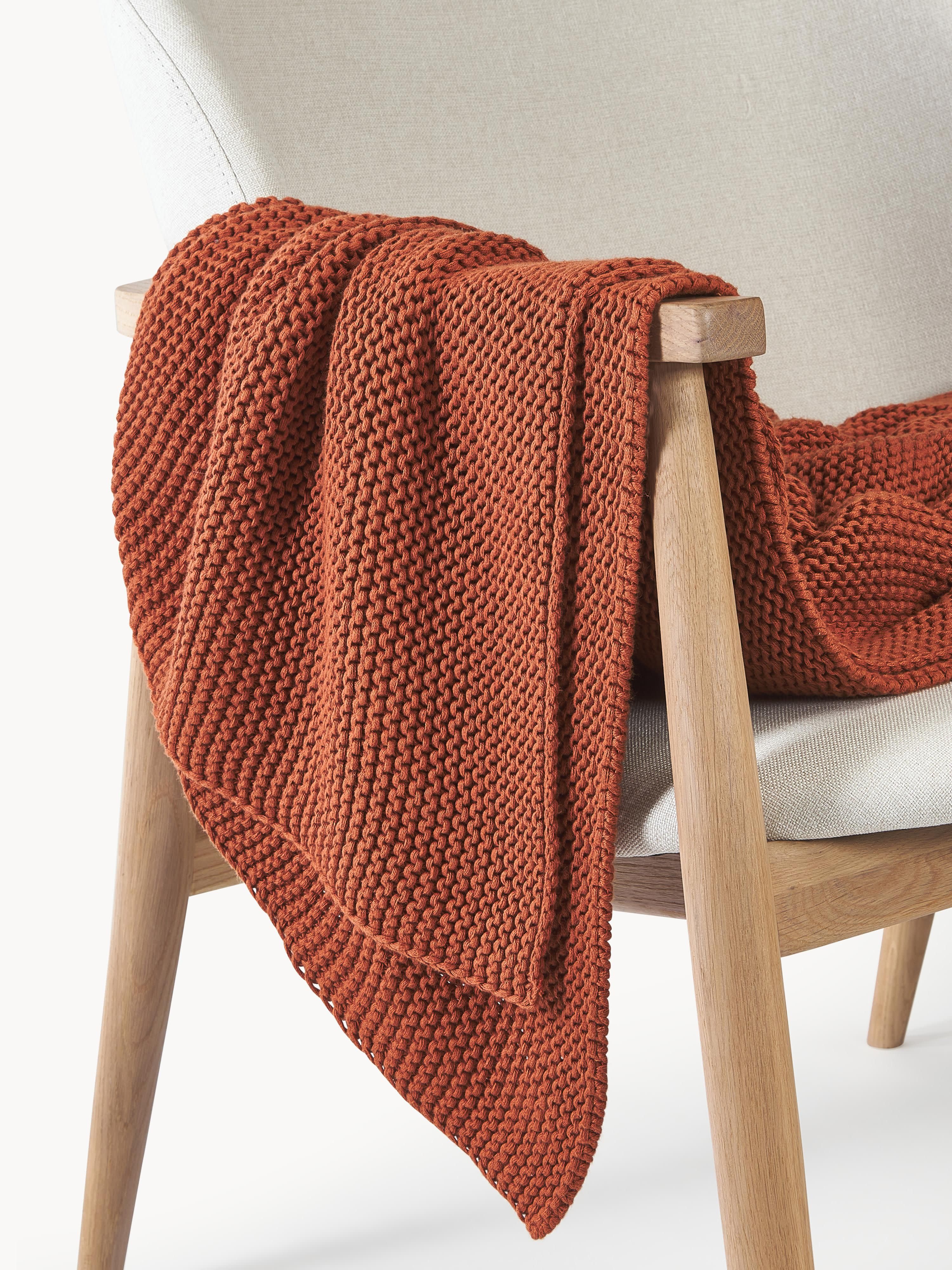 Strickdecke Adalyn aus Bio-Baumwolle