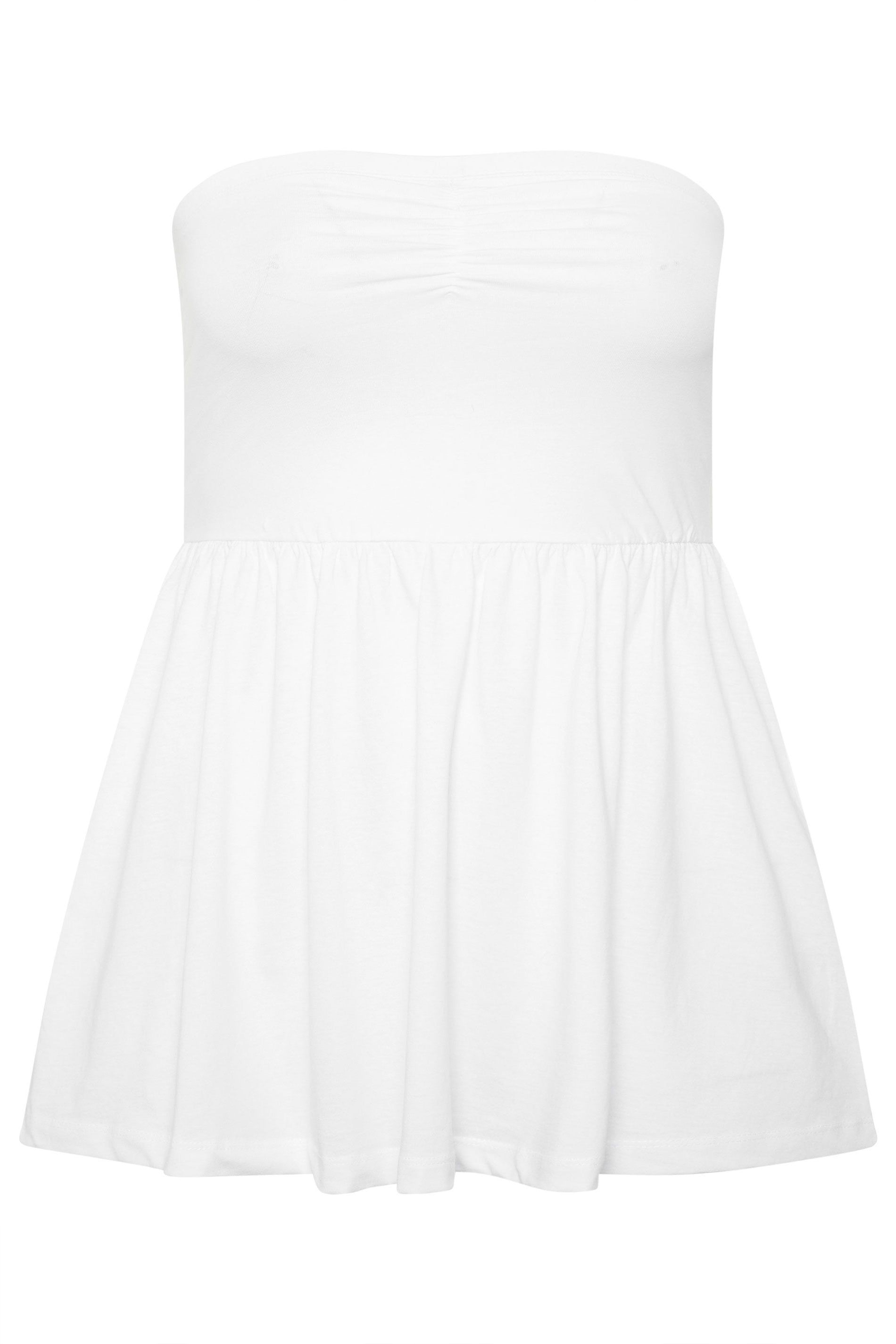 Yours Peplum Bandeau Top