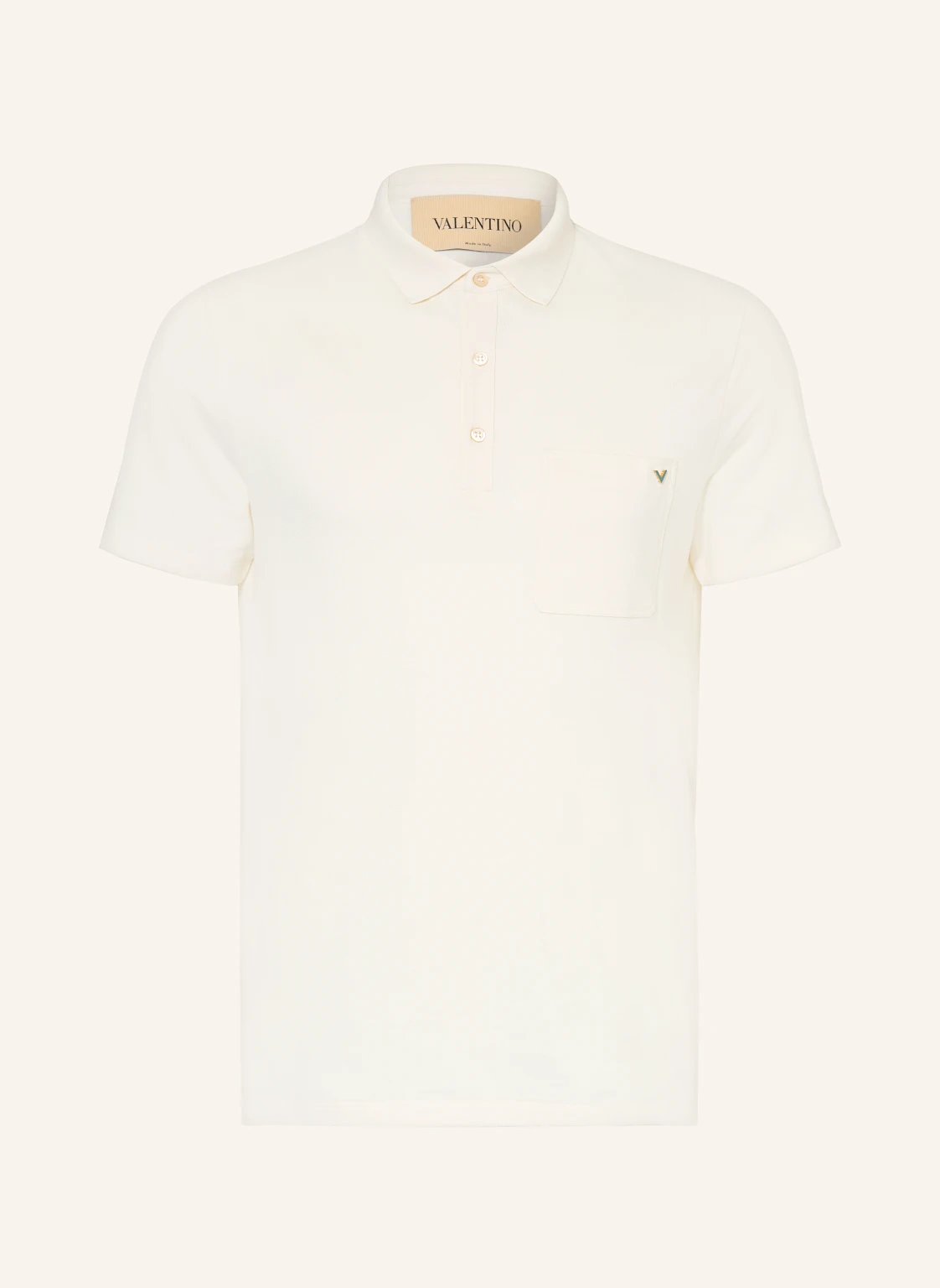 VALENTINO Piqué-Poloshirt VGOLD