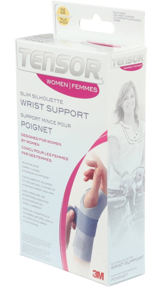 Tensor Women's Slim Silhouette Wrist Support, Right Hand