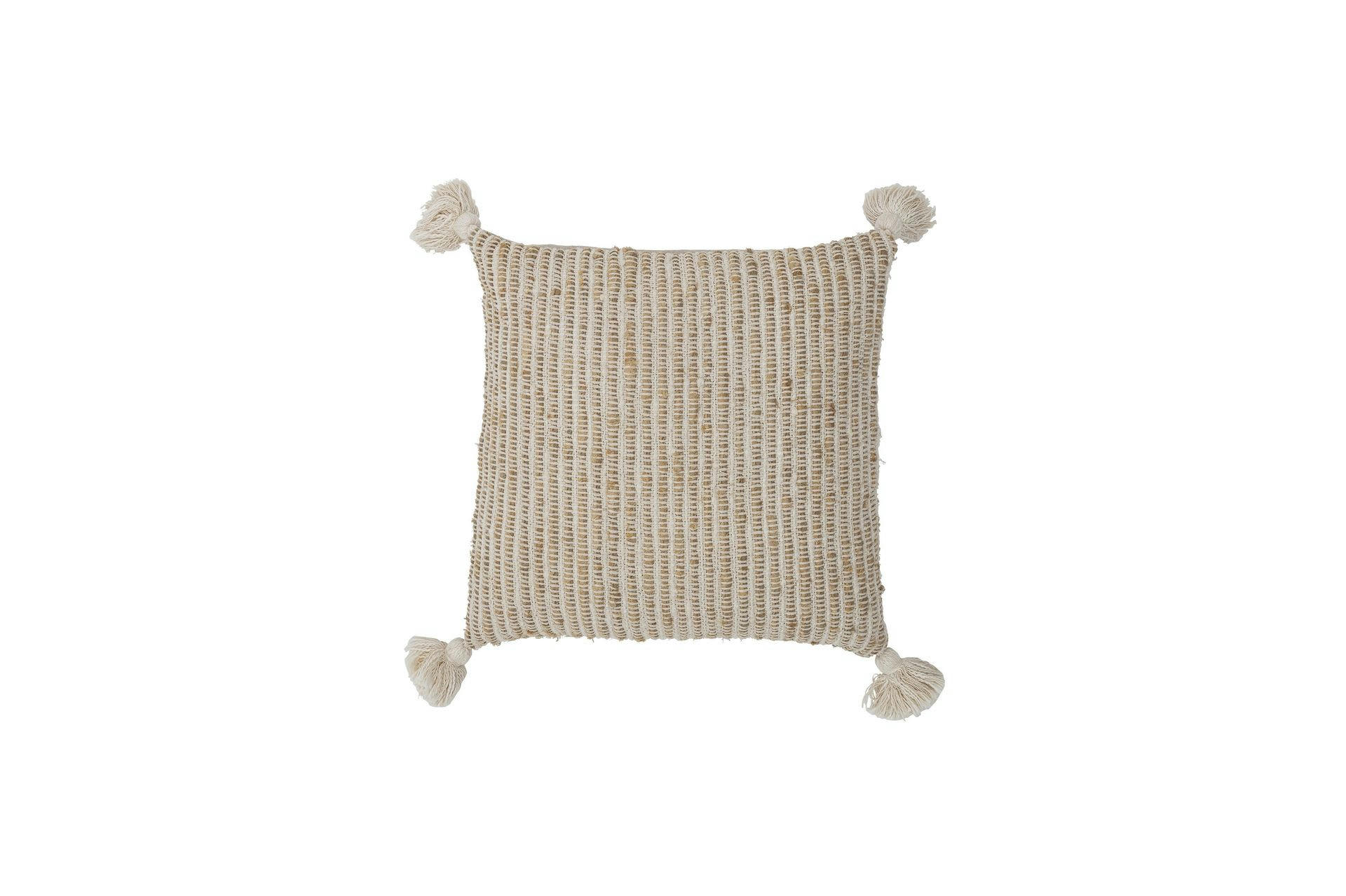 PENNY - Coussin en coton crème 50x50 cm