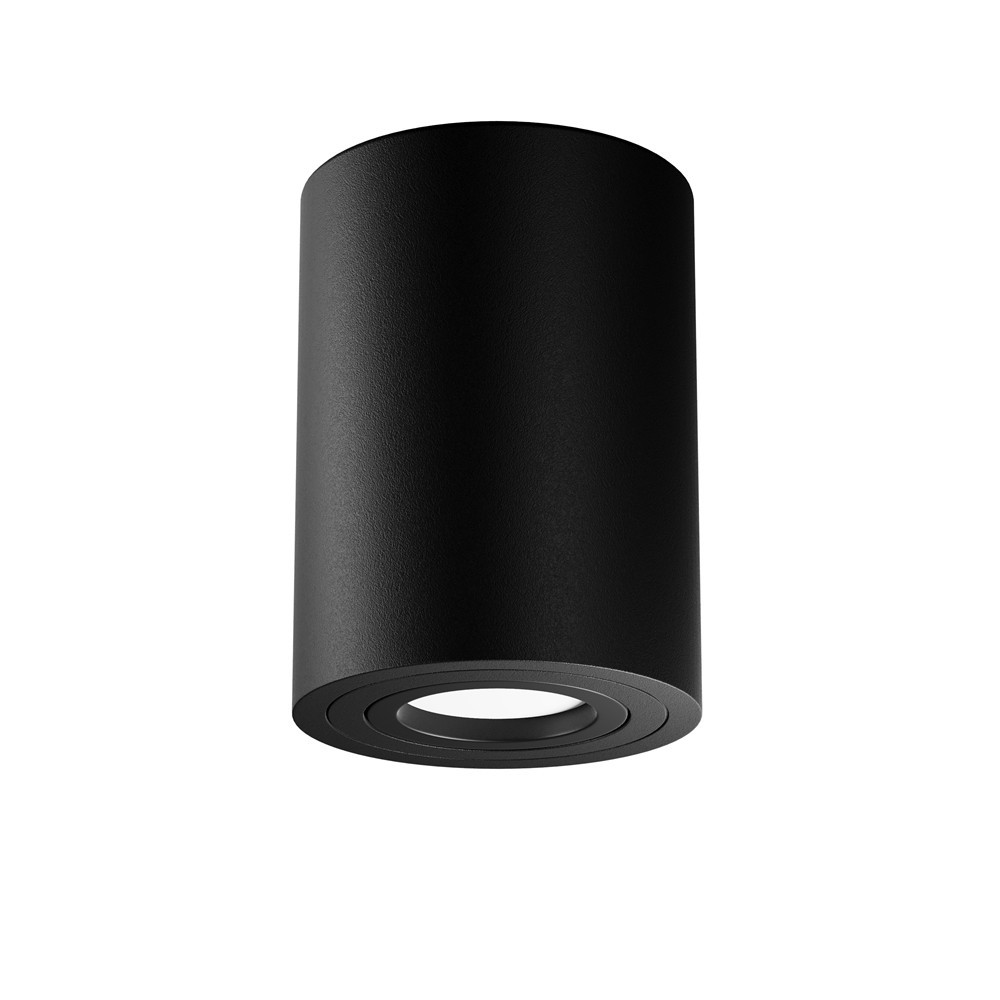 Spot reflektor okrągły czarny ATOM 1xGU10x50W IP20 Maytoni