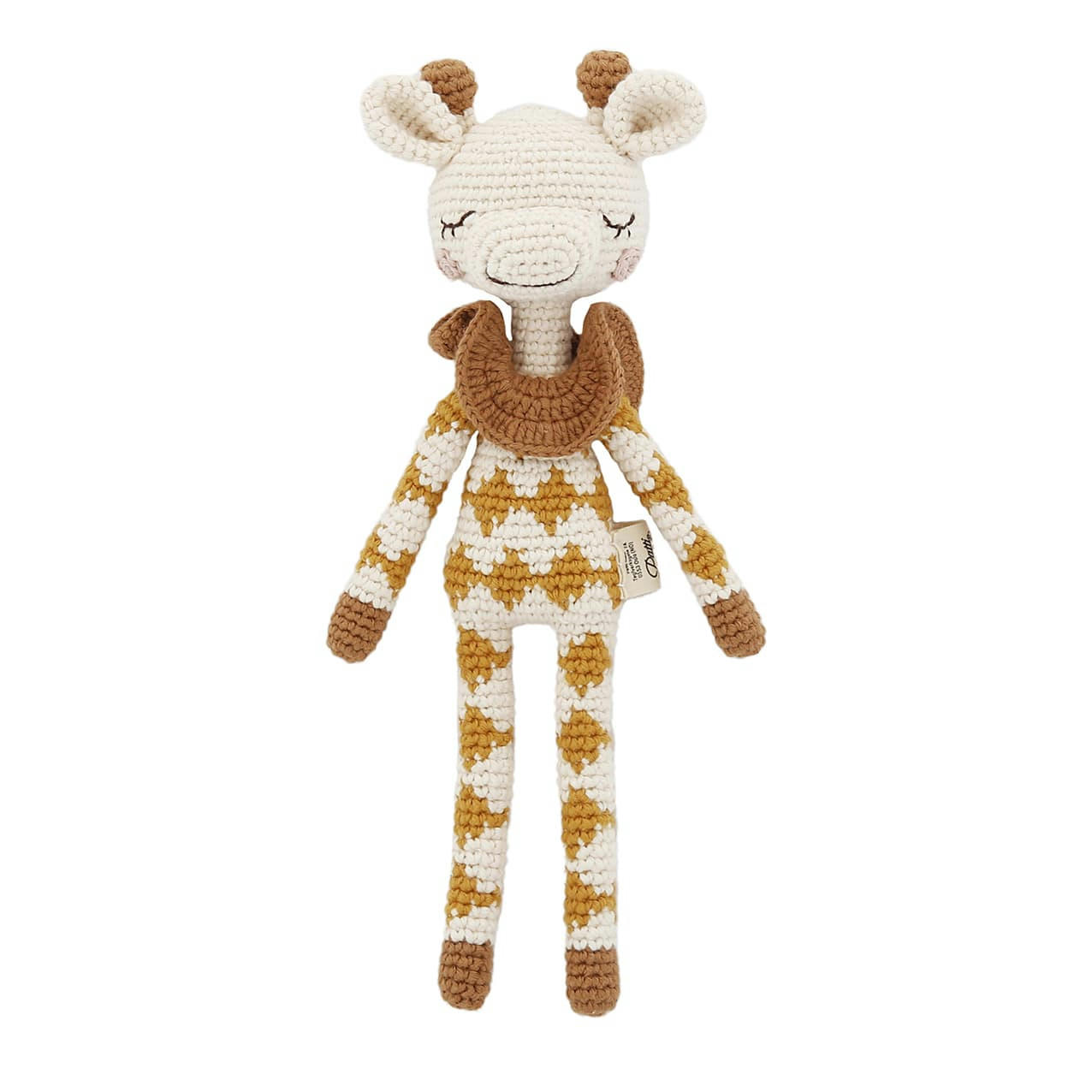 - Doudou en crochet Goldie La Girafe