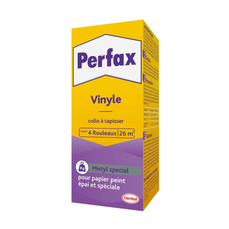 Colle pour papier peint Vinyle 0,18 kg PERFAX