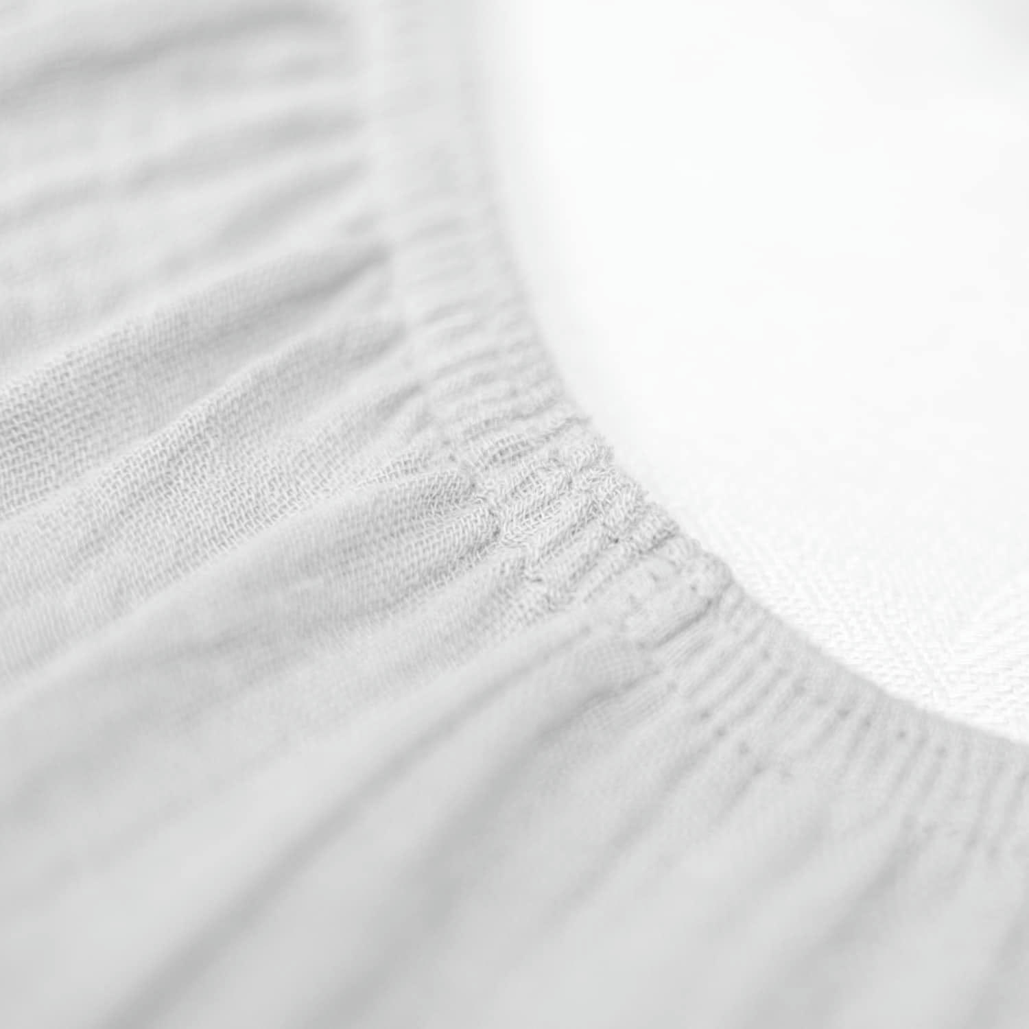 - Drap housse en gaze de coton 90x190