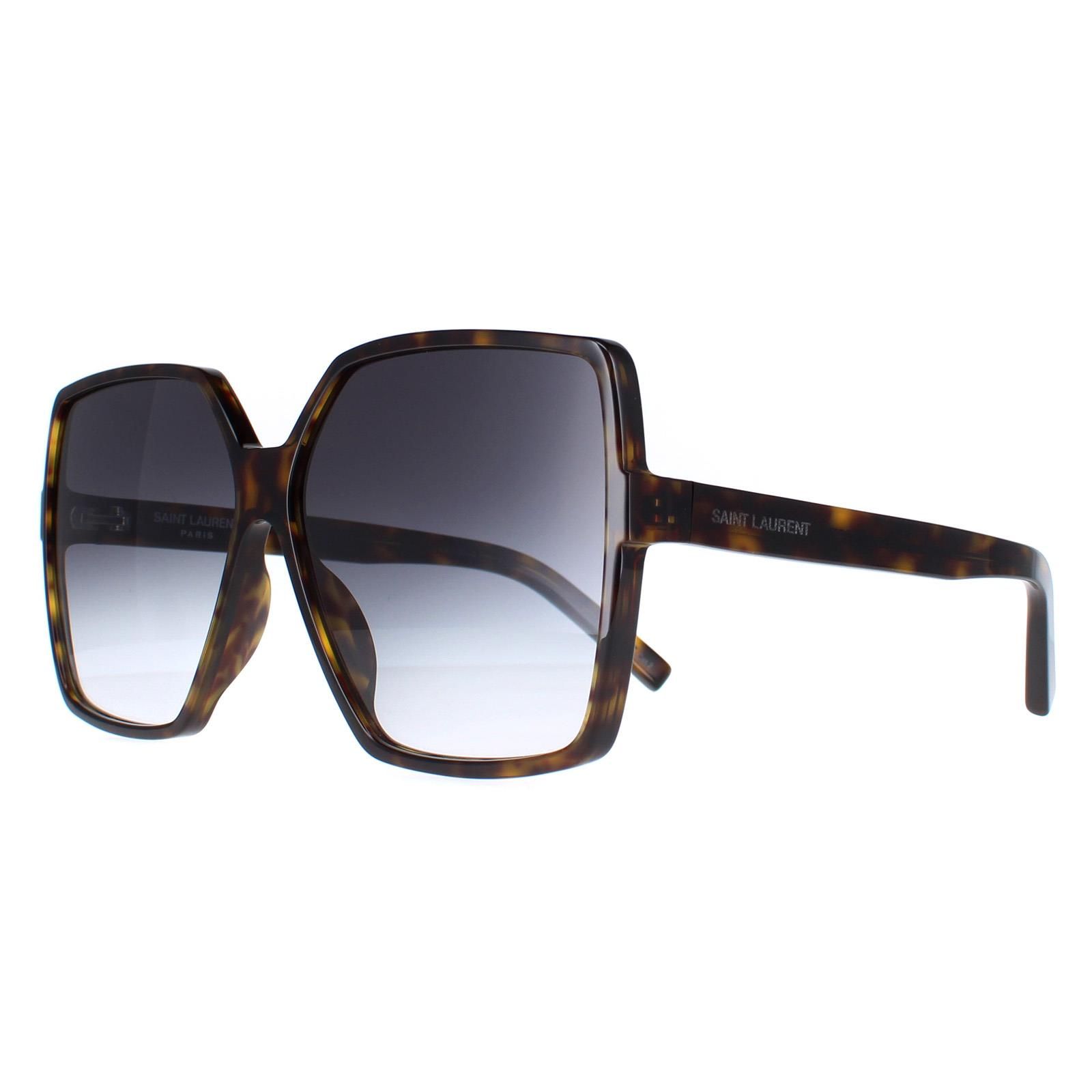 Saint Laurent Square Havana Blue Gradient SL 232-BETTY