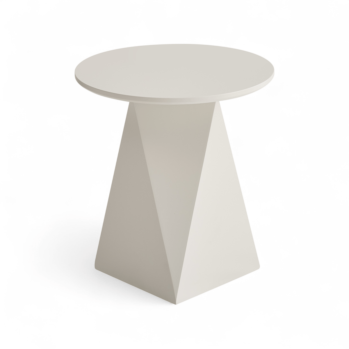 Furnhouse ronde salontafel Aura - Crème wit - Ø 50 cm