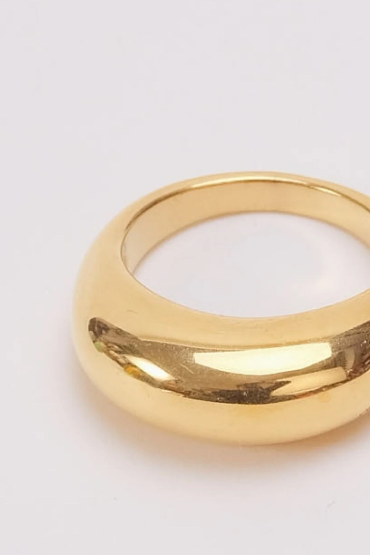 Gold Chunky Ring - Size 7