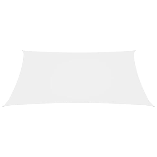 NNEVL Sunshade Sail Oxford Fabric Rectangular 3x4.5 m White
