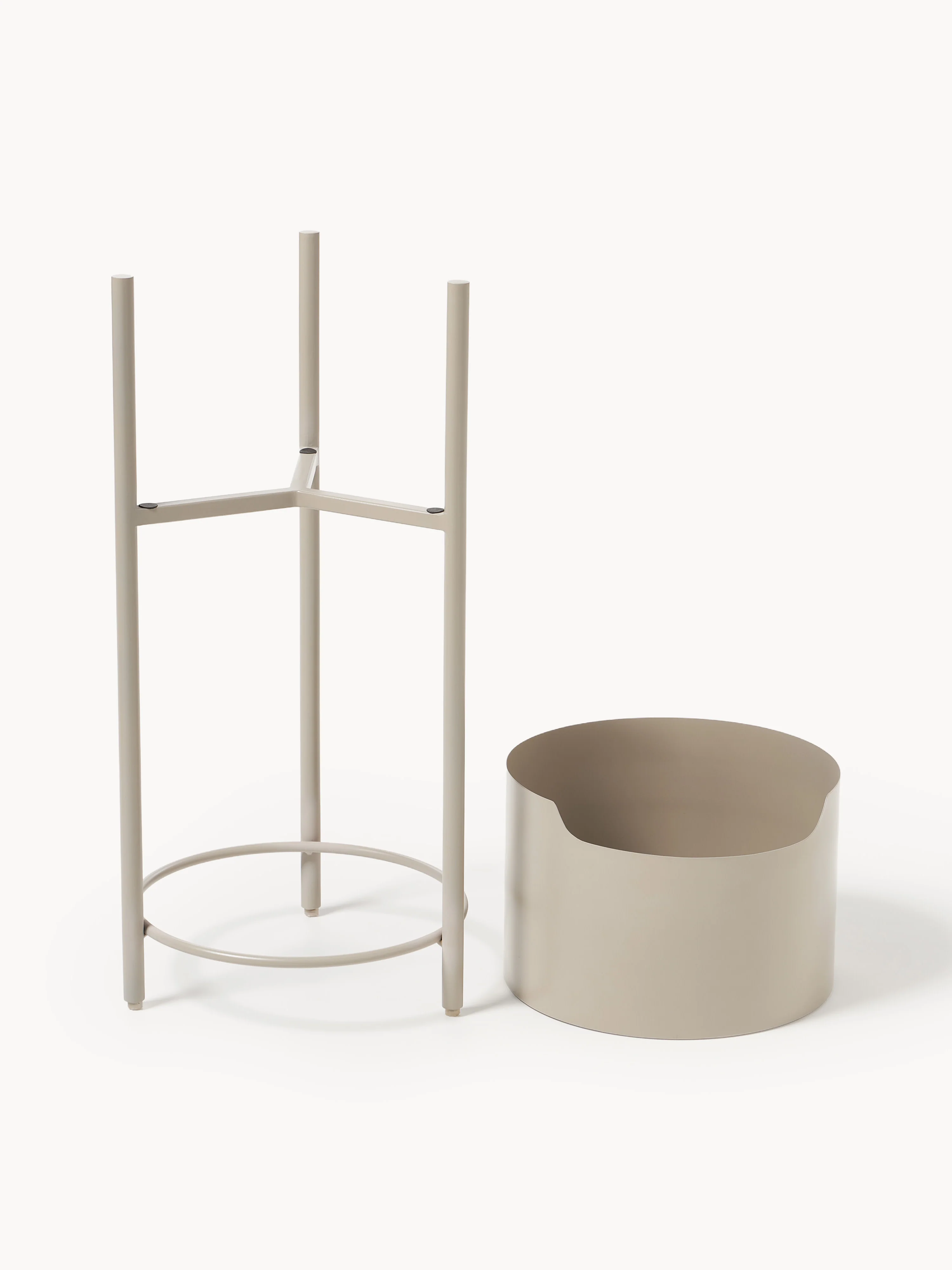 übertopf Taru aus Metall, H 65 cm