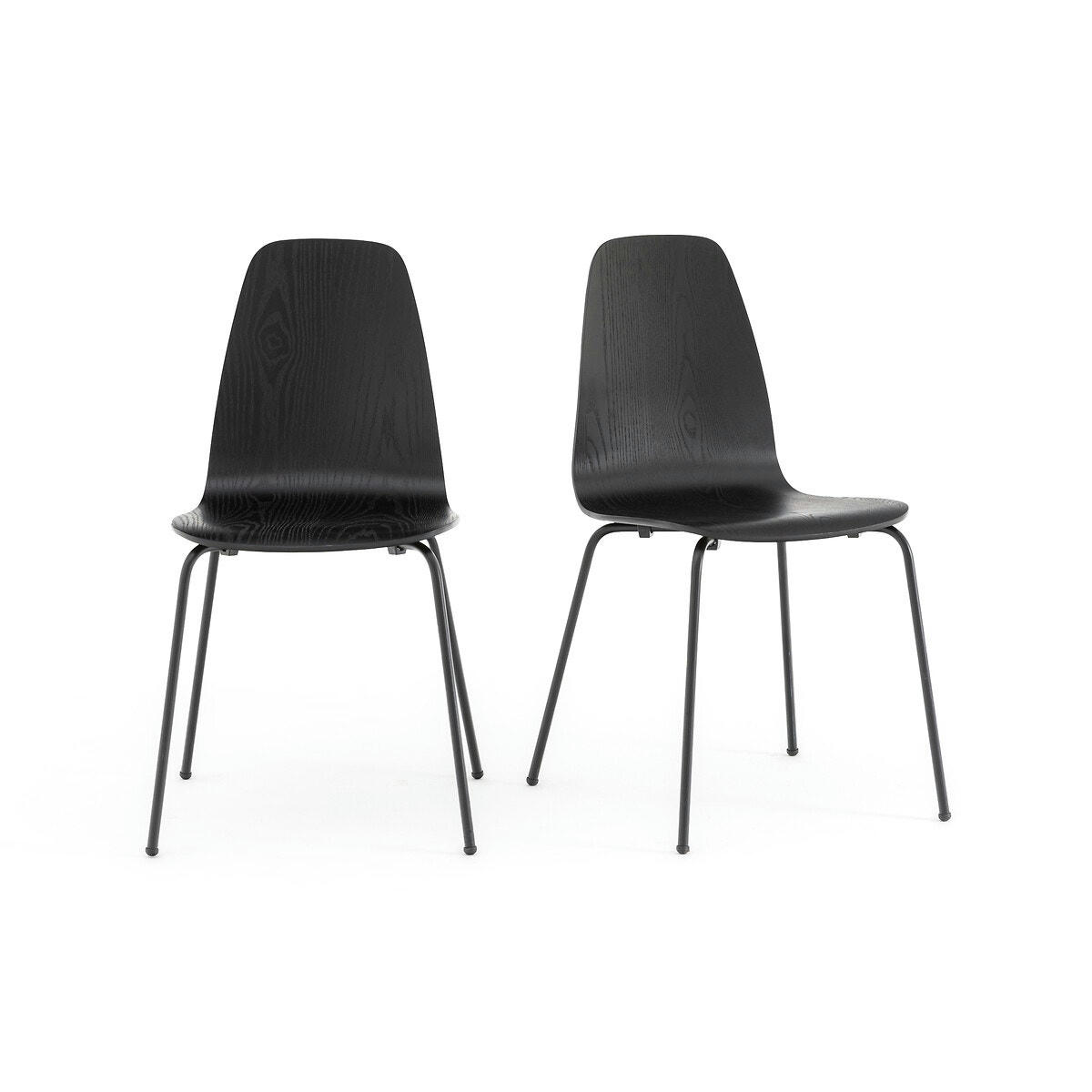 Lot de 2 chaises vintage, Biface